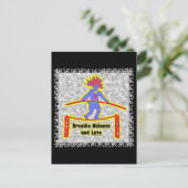 Balans en liefde voor grijs briefkaart (Staand voorkant)