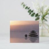 Balans en Meditation Cairn Briefkaart (Staand voorkant)