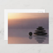 Balans en Meditation Cairn Briefkaart (Voorkant / Achterkant)