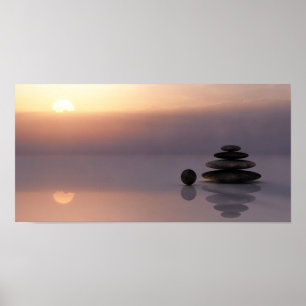 Balans en Meditation Cairn Poster