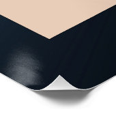 Balans in blauw perfect poster (Hoek)