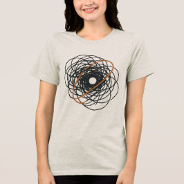 Balans in chaos - Abstract minimalistisch kunstont Tri-Blend Shirt