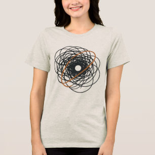 Balans in chaos - Abstract minimalistisch kunstont Tri-Blend Shirt