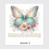 BALANS IN JE WEZEN, DAGELIJKSE POSITIEVE BEVESTIGI STICKER (Vel)