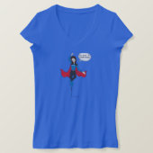 'Balans is alles' Cartoon T-shirt (Design voorkant)