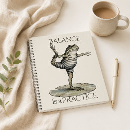 “Balans is een praktijk” Journal spiraalnotitieboe Notitieboek