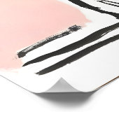 Balans Japanse Abstracte Bauhaus Formule Modern Poster (Hoek)