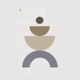 Balans - kleurrijke geometrische vormen uit het mi golfhanddoek