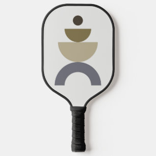 Balans - kleurrijke geometrische vormen uit het mi pickleball paddle