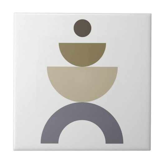 Balans - kleurrijke geometrische vormen uit het mi tegeltje (Voorkant)