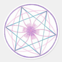 Balans Mandala Ronde Sticker