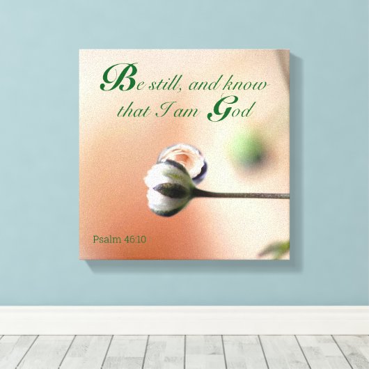 Balans met Schrift Canvas Muurkunst Afdruk (Insitu (Houten vloer))