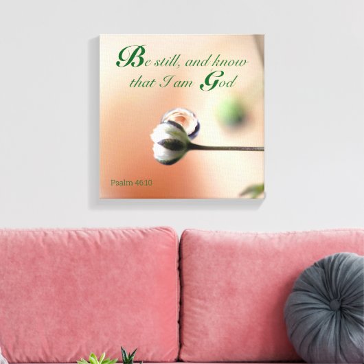 Balans met Schrift Canvas Muurkunst Afdruk (Insitu (Woonkamer))