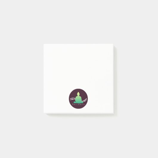 "Balans" mooie Boeddha. Post-it® Notes (Voorkant)