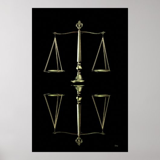 Balans na reflectie poster (Voorkant)