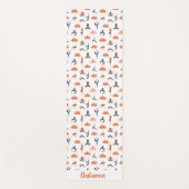 Balans patroon Yoga Mat (Voorkant)