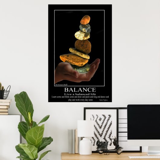 Balans Poster (Thuiskantoor)