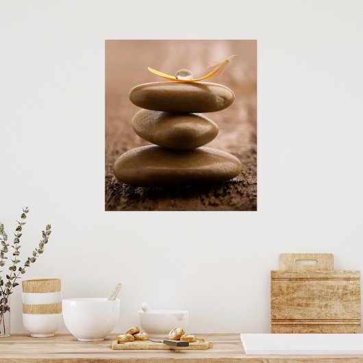 Balans poster/canvas poster (Keuken)