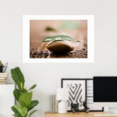 Balans poster/canvas poster (Thuiskantoor)