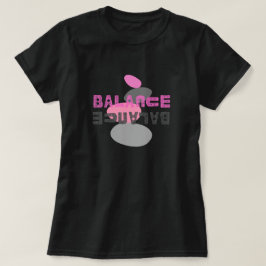 Balans roze en grijs t-shirt