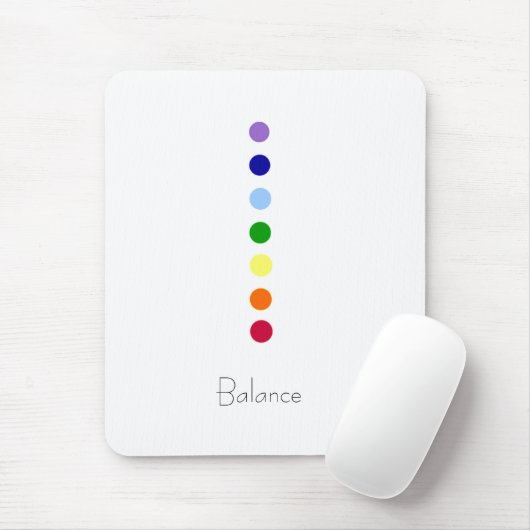 Balans - Simple Chakra Line Mousepad Muismat (Met muis)