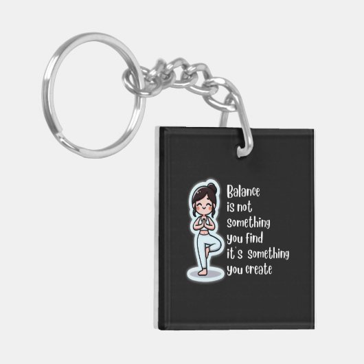 Balans Sleutelhanger (Voorkant Links)