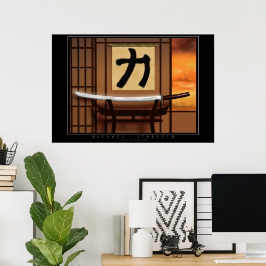 Balans - Sterkte Poster (Thuiskantoor)