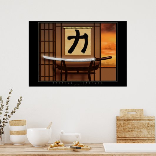 Balans - Sterkte Poster (Keuken)