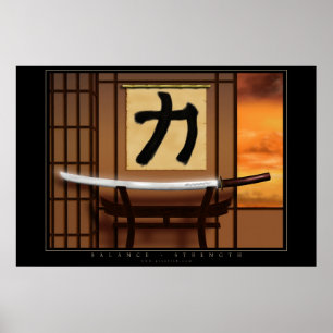 Balans - Sterkte Poster