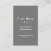 Balans Stones Butterfly Healing Hands Health Spa Visitekaartje (Achterkant)