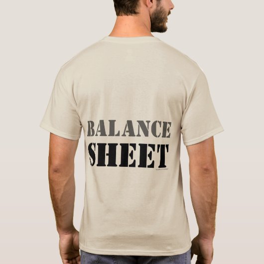 "BALANS" T-SHIRT (Achterkant)