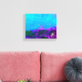 Balans Turquoise Paars Abstract Canvas Afdruk (Insitu (Woonkamer))