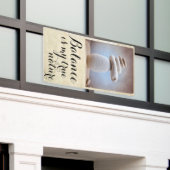Balans tussen Stones Square + jouw tekst & ideeën Spandoek (Buitenkant Gebouw)