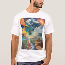 Balans van de natuur: een oproep tot klimaatactie t-shirt