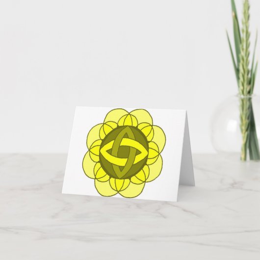 " Balans van de Solar Plexus Chakra"-kaart Kaart (Voorkant)