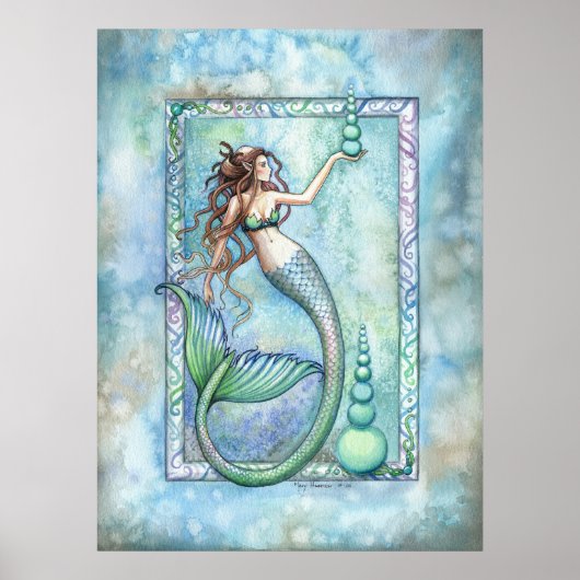 Balans van het Mermaid Poster van Molly Harrison (Voorkant)
