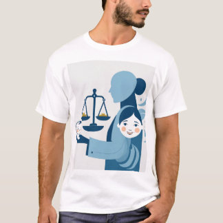 Balans van liefde en verantwoordelijkheid - Moeder T-shirt