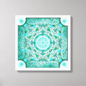 Balans van Natuur Healing Mandala Canvas Afdruk (Voorkant)