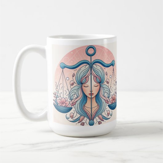 Balans van schoonheid: Weegschaal-geïnspireerde Mo Koffiemok (Links)