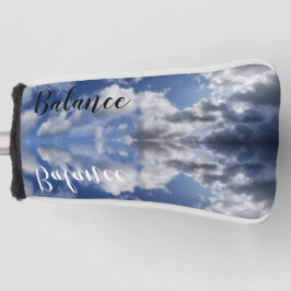 Balans van wolken, blauwe Cornish sky Golfheadcover
