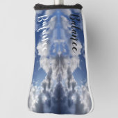 Balans van wolken, blauwe Cornish sky Golfheadcover (Draai 90)
