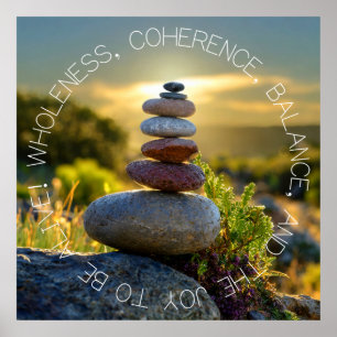 Balans verheffend Poster