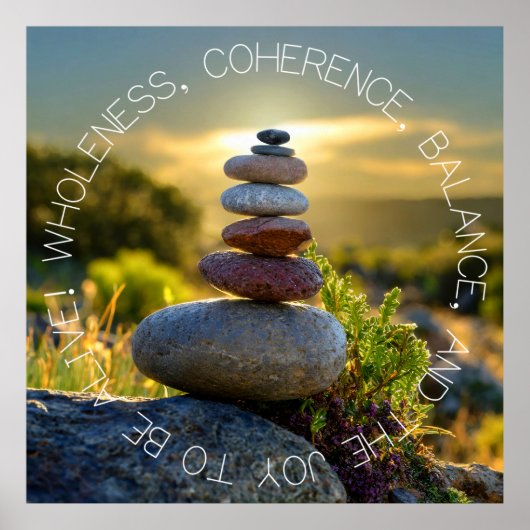 Balans verheffend Poster (Voorkant)