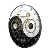 BALANS VINDEN / yin yang fiets Dartbord (Voorkant Rechts)