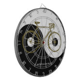 BALANS VINDEN / yin yang fiets Dartbord (Voorkant Links)