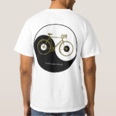BALANS VINDEN / yin yang fiets T-shirt (Achterkant)