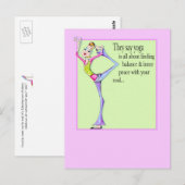 Balans voor je eigen/ziele briefkaart (Voorkant / Achterkant)