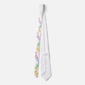 Balansende regenboogwitjes met aangepaste cadeaus stropdas (Achterkant)