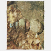 Balansende Rocks Abstract Impressionisme Fleece Deken (Voorkant)