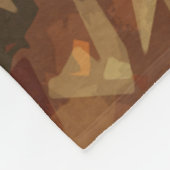 Balansende Rocks Abstract Impressionisme Fleece Deken (Hoek)